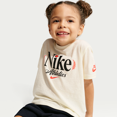 Nike Toddler Tennis Tee and French Terry Shorts Set