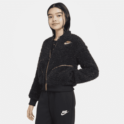 black nike jacket girls