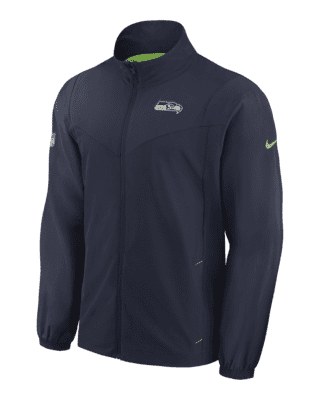 Seattle Seahawks Sideline Club Men’s Nike NFL Full-Zip Hoodie