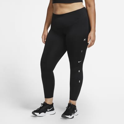 plus size black nike leggings