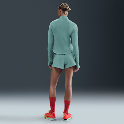 Nike Tempo Dri-FIT hardlooptop met korte rits voor dames