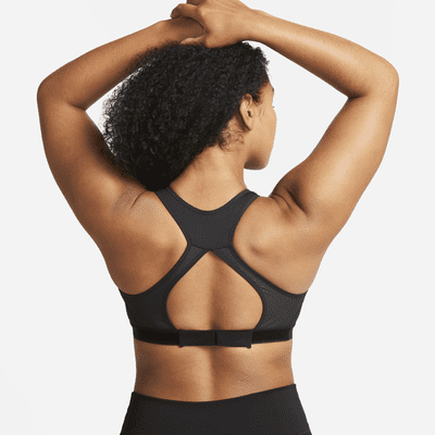 Bra deportivo ajustable sin almohadilla de alta sujeción para mujer Nike Swoosh