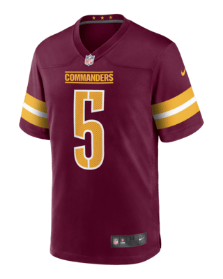 Мужские джерси Jayden Daniels Washington Commanders Nike NFL Game Football Jersey для футбола