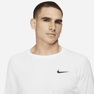 Nike Essential Camiseta Hydroguard de natación de manga larga para hombre