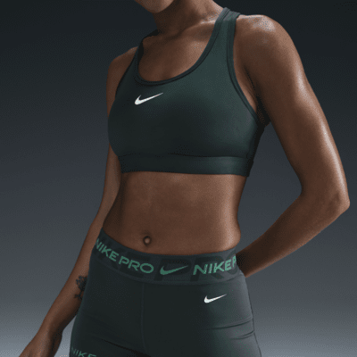 Nike Pro Mallas cortas de talle medio con estampado de 8 cm - Mujer