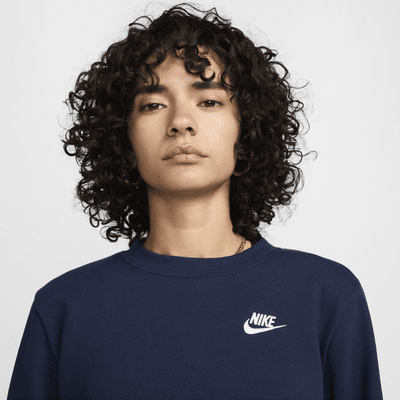 Sudadera con cuello redondo para mujer Nike Sportswear Club Fleece