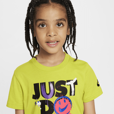 Playera "Just Do It" para niño talla pequeña Nike "Express Yourself"