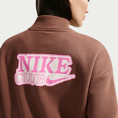 Nike Sportswear Women's Oversized 1/4-Zip Fleece Top