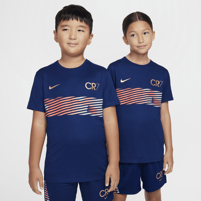 CR7 Academy23 Dri-FIT fotballtrøye til store barn