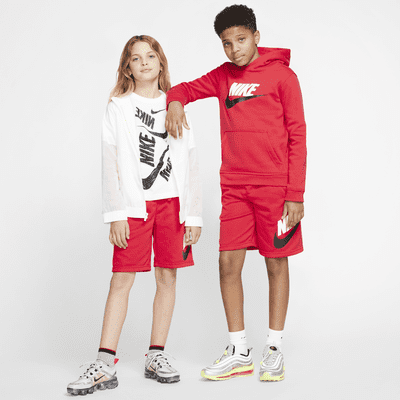 Shorts para niños talla grande Nike Sportswear Club Fleece