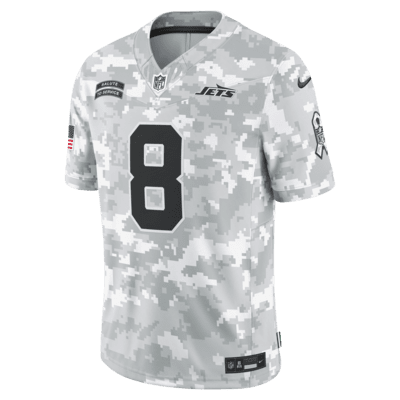 Jersey Nike Dri-FIT de la NFL Limited para hombre Aaron Rodgers New York Jets Salute to Service