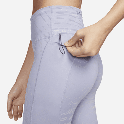 Leggings de running con estampado reflejante para mujer Nike Run Division Fast