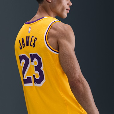 Los Angeles Lakers Icon Edition Men's Nike Dri-FIT NBA Swingman Jersey