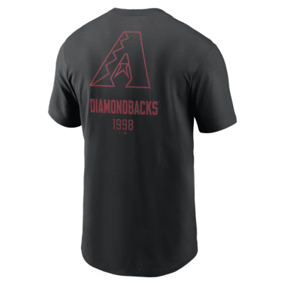 Arizona Diamondbacks Large Logo Back Stack Men's Nike MLB T-Shirt