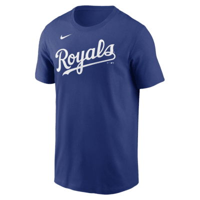 Kansas City Royals Fuse Wordmark Men's Nike MLB T-Shirt. Nike.com