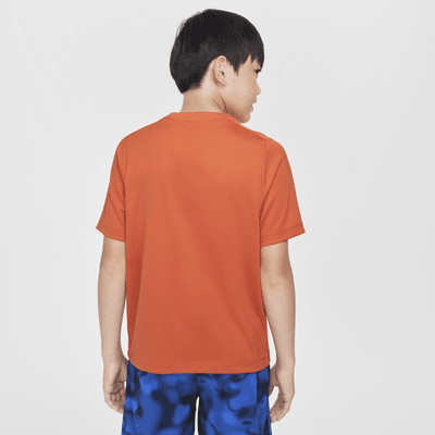 Nike Multi 大童 (男童) Dri-FIT 圖樣訓練上衣