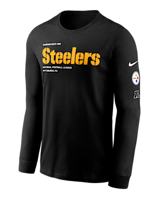 Мужская футболка Pittsburgh Steelers Play To Win Essential Nike NFL Long-Sleeve