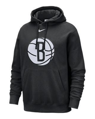 Мужское худи Brooklyn Nets Club Nike NBA Pullover Hoodie
