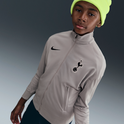 Maskinstrikket Tottenham Hotspur Strike Nike Dri-FIT-fodboldtracksuit til større børn