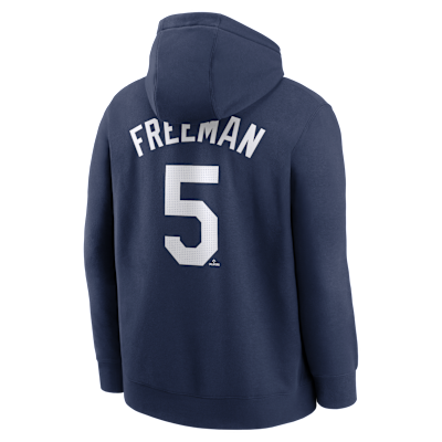 Freddie Freeman Los Angeles Dodgers Club Men's Nike MLB Pullover Hoodie