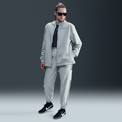 Γυναικείο ποδοσφαιρικό υφαντό τζάκετ με κουκούλα Nike Μπαρτσελόνα Essential Repel