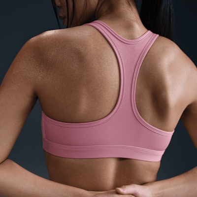 Bra deportivo sin almohadillas para mujer Nike Swoosh Light Support