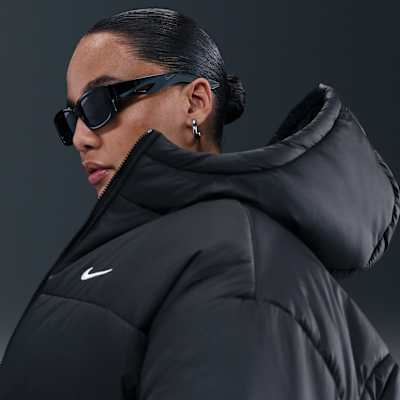 Parka ample Nike Sportswear Classic Therma-FIT pour femme (grande taille)