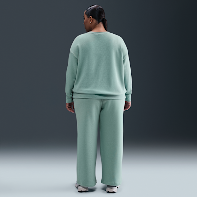 Nike Sportswear Club Fleece Women's Mid-Rise Wide-Leg Sweatpants (Plus Size)