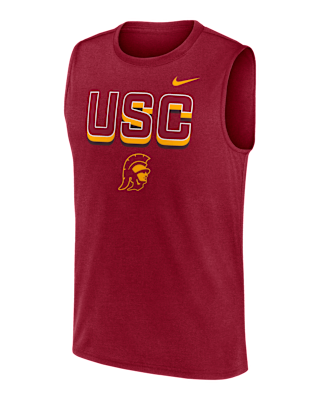 Мужские  USC Primetime Legend Tricode Nike Dri-FIT College Muscle Tank Top