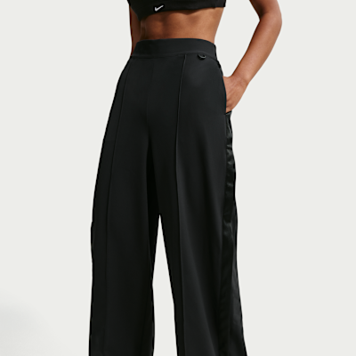 Pants Dri-FIT de tiro alto de pierna holgada y de abertura lateral para mujer Nike 24.7 PerfectStretch
