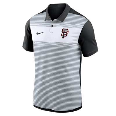 San Francisco Giants Striped Vapor Polo Men's Nike Dri-FIT MLB Polo
