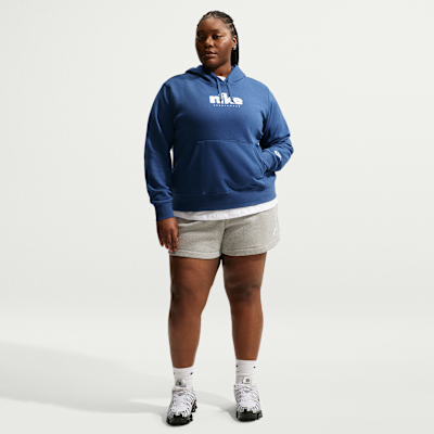 Sudadera con gorro sin cierre Nike Sportswear para mujer Club Fleece (talla grande)