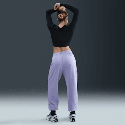 Nike Sportswear Phoenix Fleece Pants de entrenamiento de French Terry oversized de tiro alto para mujer
