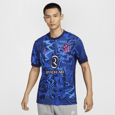 Camisola de futebol de réplica Nike Dri-FIT do terceiro equipamento Stadium Atlético de Madrid 2024/25 para homem