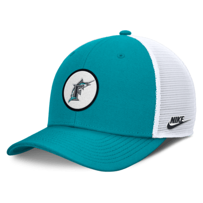 Florida Marlins Cooperstown Rise Men's Nike Dri-FIT MLB Trucker Adjustable Hat