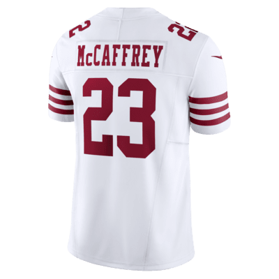 Jersey de fútbol americano Nike Dri-FIT de la NFL Limited para hombre Christian McCaffrey San Francisco 49ers