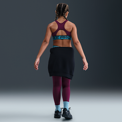 Nike Pro Dri-FIT leggings med skinnende detaljer til store barn (jente)