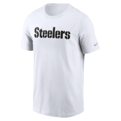 Pittsburgh Steelers Primetime Wordmark Essential Men's Nike NFL T-Shirt