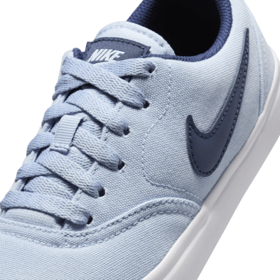 Tenis de skateboarding para niños talla grande Nike SB Check Canvas