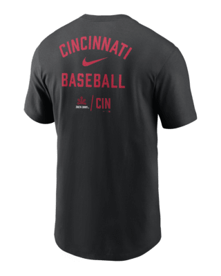 Cincinnati Reds Team Swoosh Lockup Men's Nike MLB T-Shirt