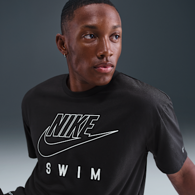 Nike Swim Swoosh Hydroguard Men's Short-Sleeve Top