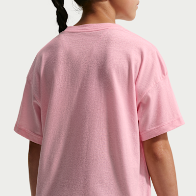 Playera cuadrada para niños talla grande Nike Sportswear