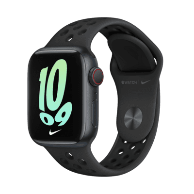 Apple Watch Series 7 (GPS + Cellular) With Nike Sport Band 41mm Midnight Aluminium Case