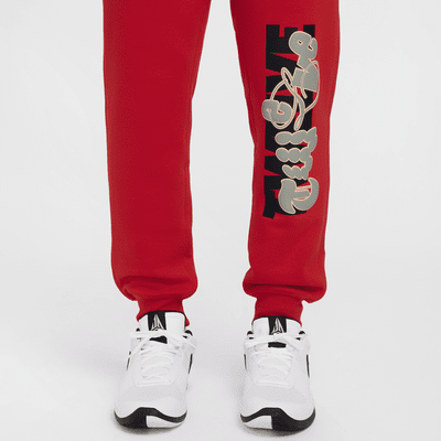 Joggers de básquetbol de tejido Fleece para hombre Ja