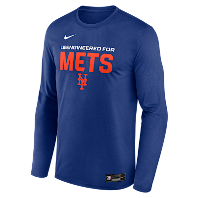New York Mets Authentic Collection Team Issue Men's Nike Dri-FIT MLB Long-Sleeve T-Shirt