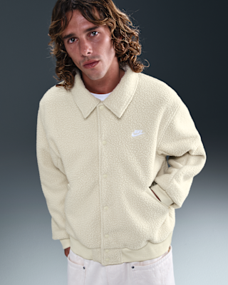 Мужская куртка Nike Sportswear Club High-Pile Fleece Coaches