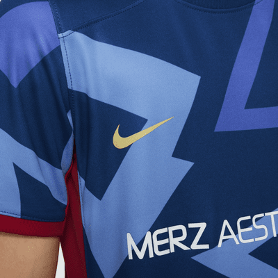 Jersey Nike Dri-FIT de la NWSL tipo réplica para niños talla grande North Carolina Courage 2024 Stadium Primary