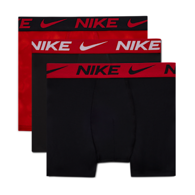 Ropa interior estampada para niños talla grande (paquete de 3) Nike Dri-FIT Essentials