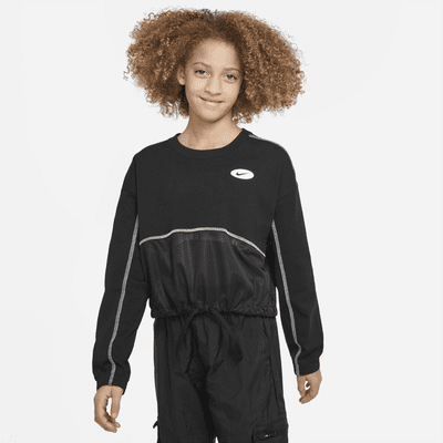 Nike Sportswear Icon Clash Big Kids' (Girls') Top