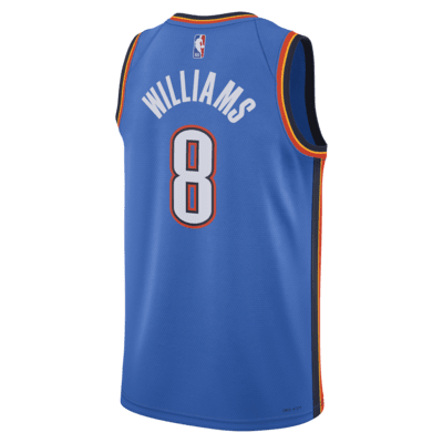 Jersey Nike Dri-FIT de la NBA Swingman para hombre Oklahoma City Thunder Icon Edition 2022/23